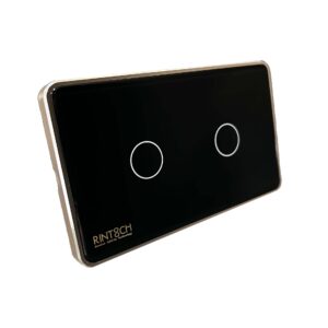 RINT8CH Switch (BlackGold 2 gang)