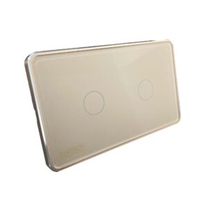 RINT8CH Switch (Gold 2 gang)