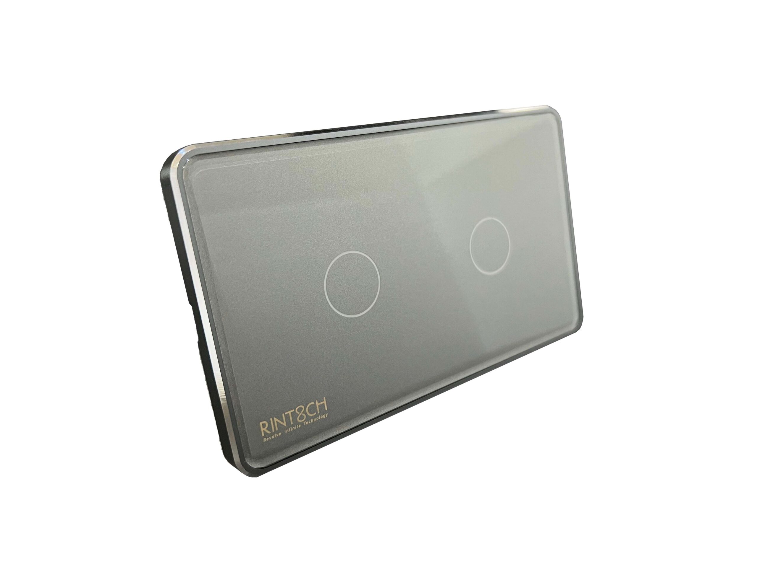 RINT8CH Switch Grey 2 gang