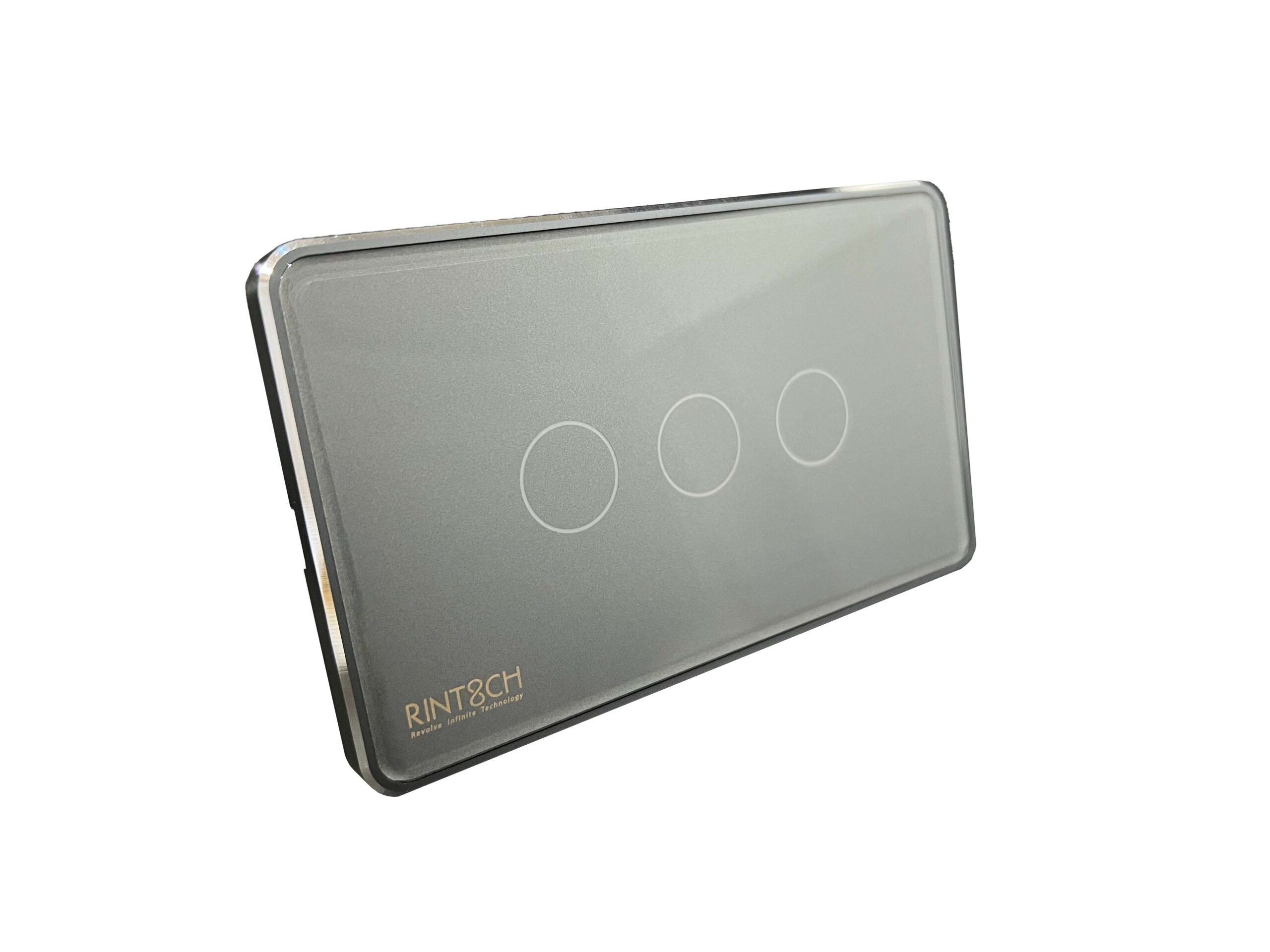 RINT8CH Switch Grey 3 gang