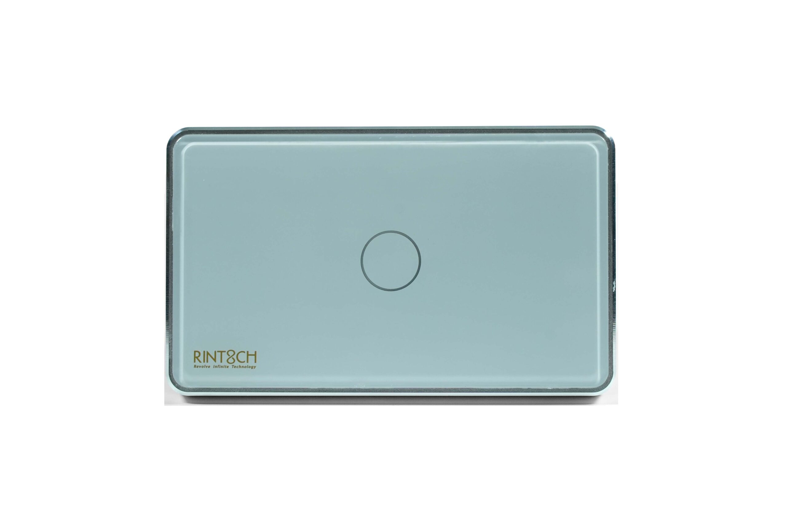 RINT8CH Switch White 1 gang Front