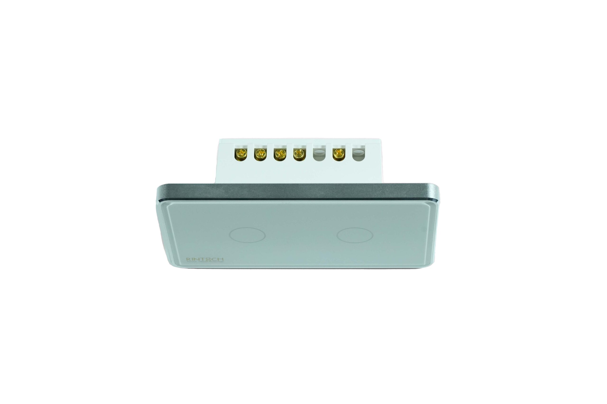 RINT8CH Switch White 2 gang Angle