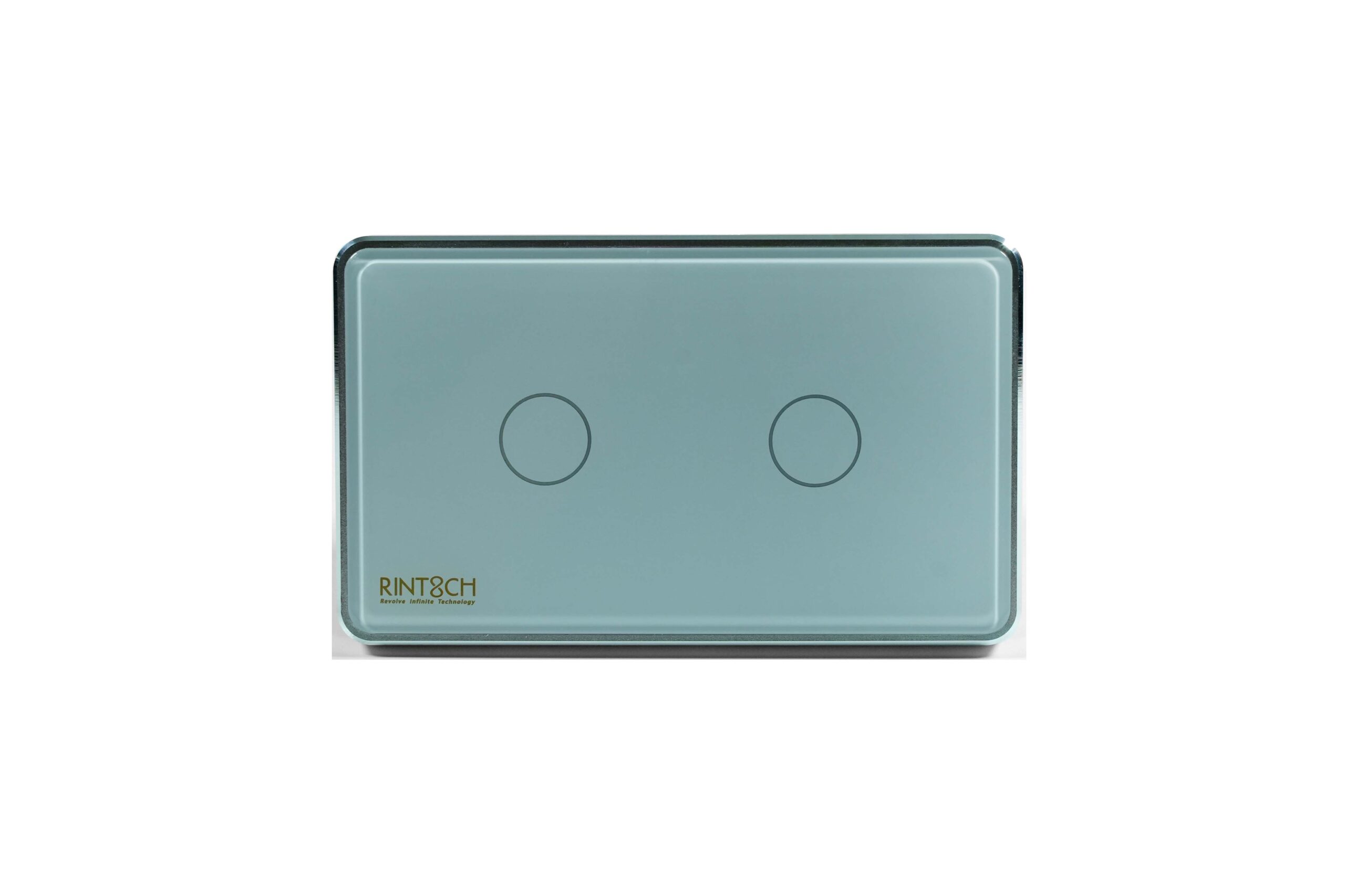 RINT8CH Switch White 2 gang Front